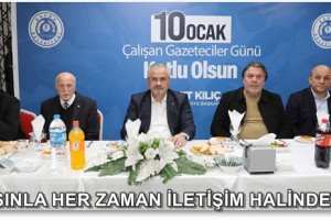 Başkan Kılıç İlçede Görev Yapan Gazetecilerle Bir Araya Geldi